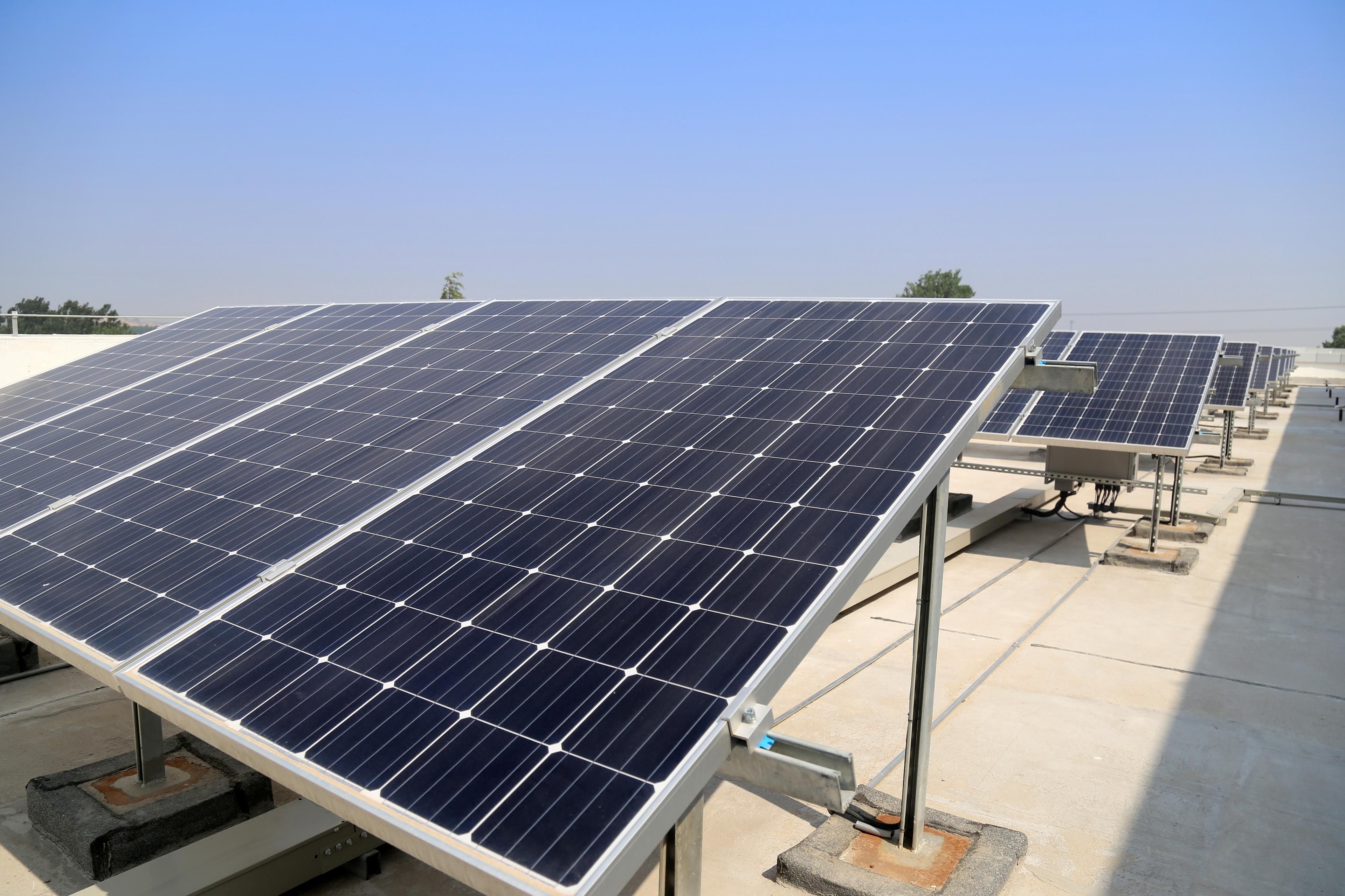 Housing society solar installation